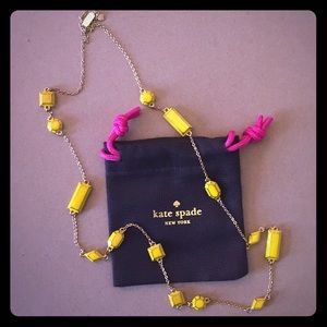 Kate Spade Long Enamel Jewel Necklace